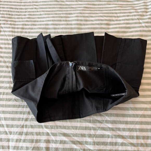 Black Pleated Skirt Size Xs F 60 E - Picture 3 of 3